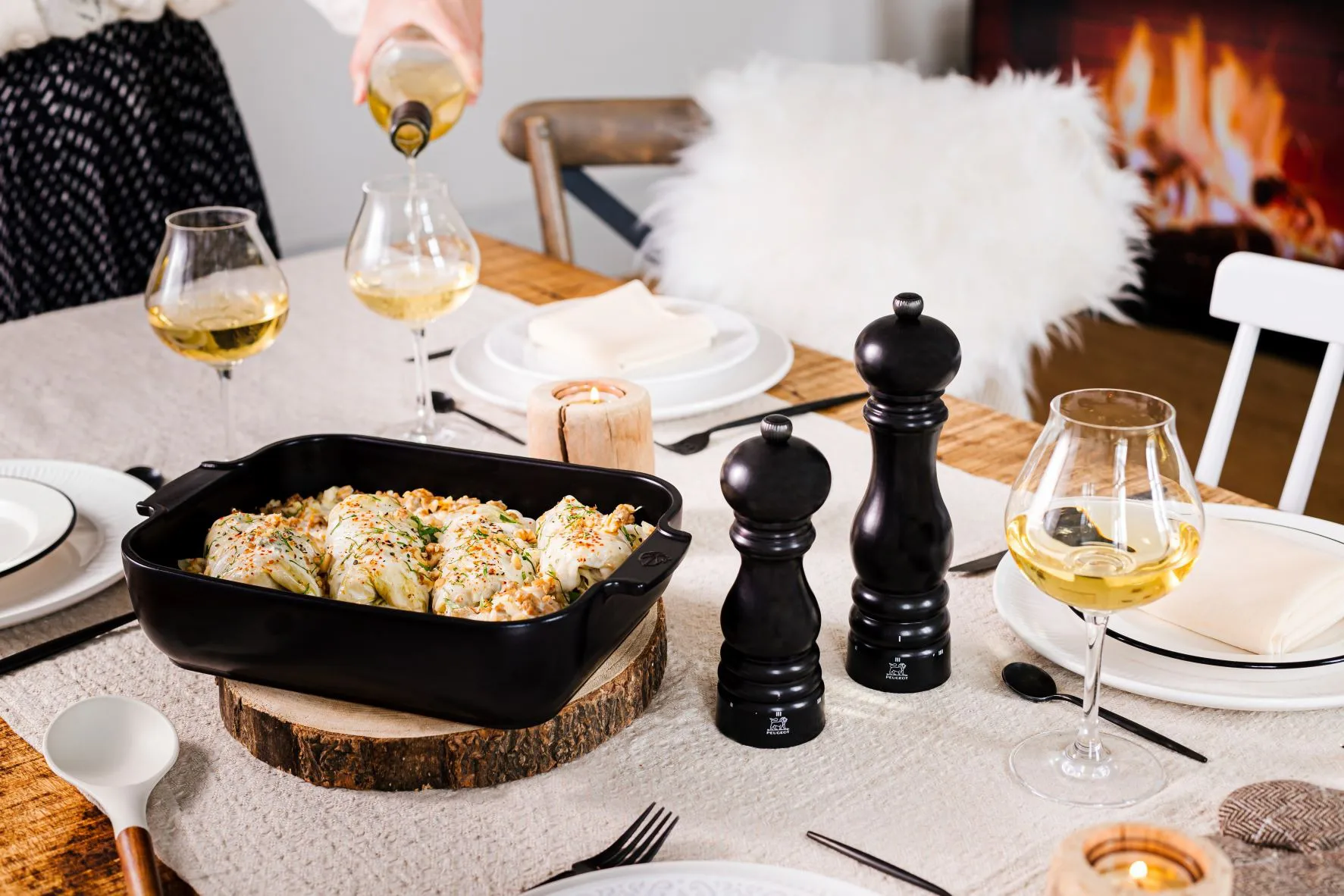 Moulin à sel Paris u'Select 18 cm, Satin black Peugeot