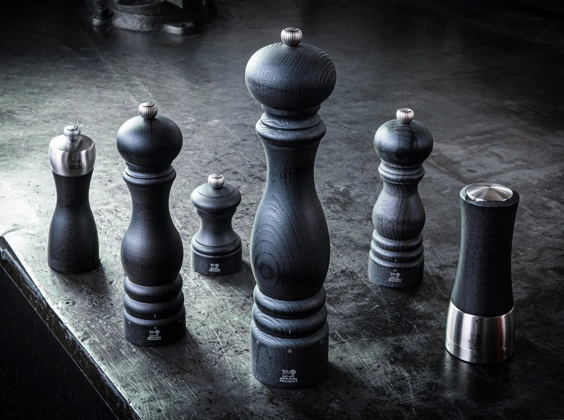 Moulin à sel Paris u'Select Z 18 cm, Graphite Peugeot