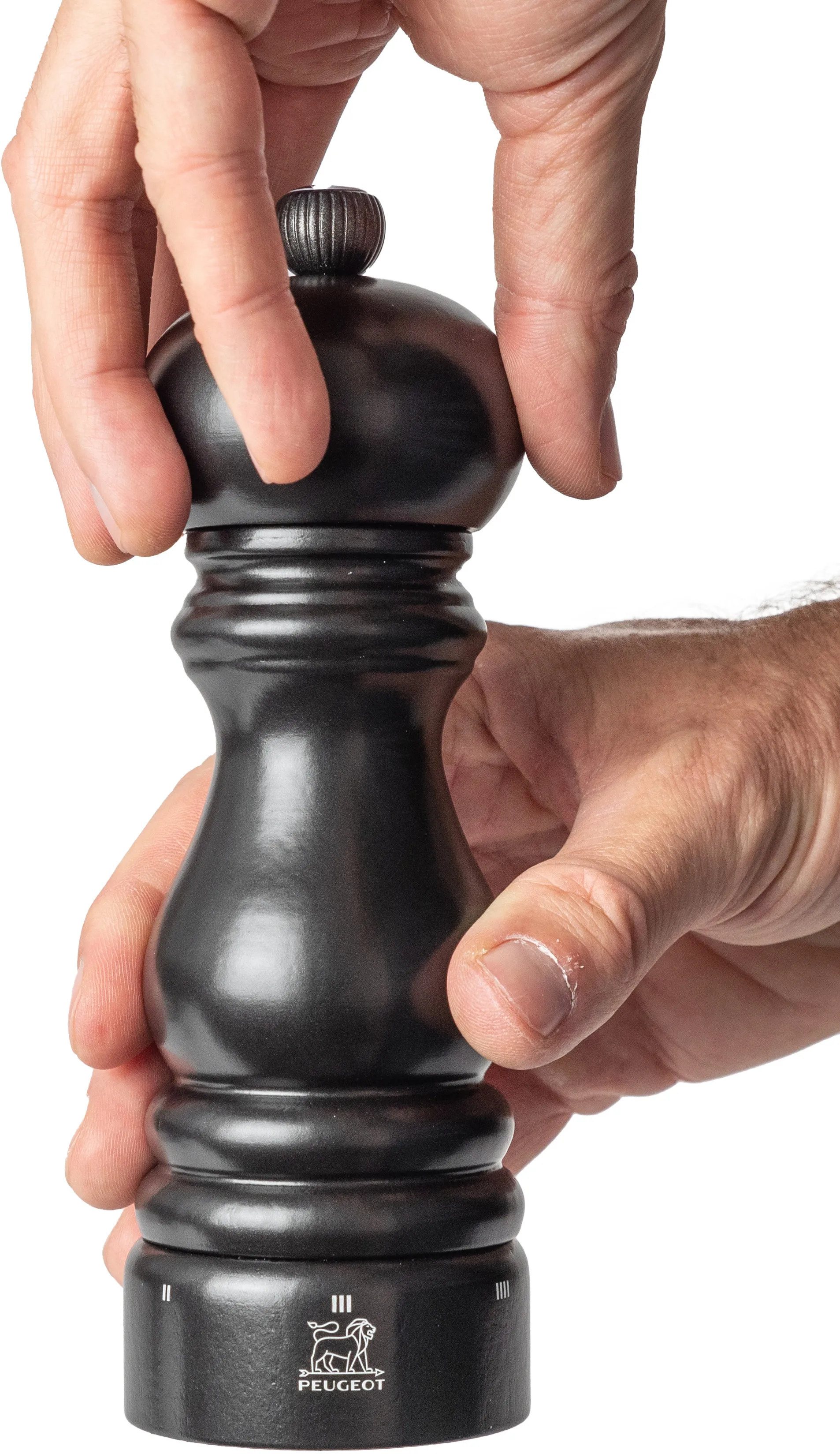 Moulin à sel Paris u'Select Z 18 cm, Satin black Peugeot