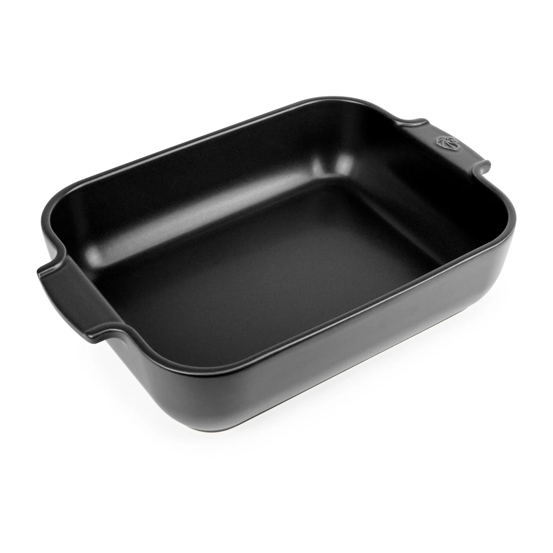 Plat de céramique Appolia 16x25 cm, Satin black Peugeot