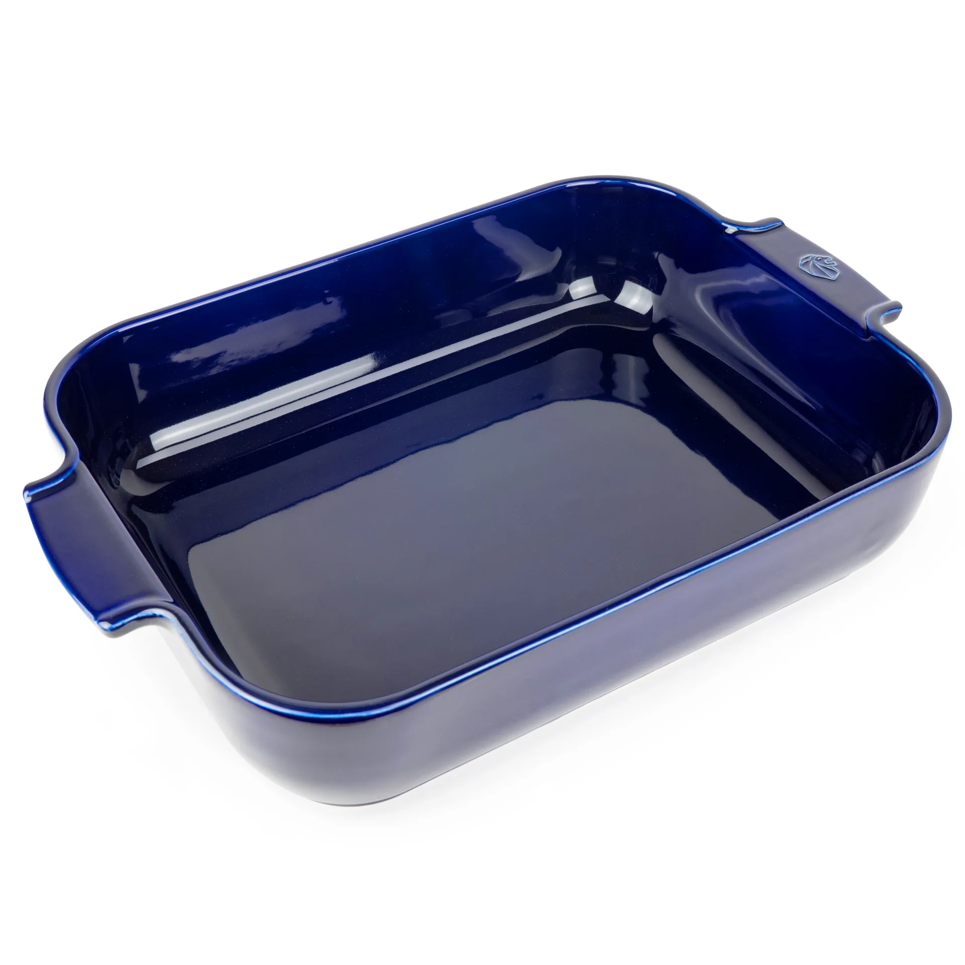 Plat de céramique Appolia 40x27 cm, Bleu Peugeot