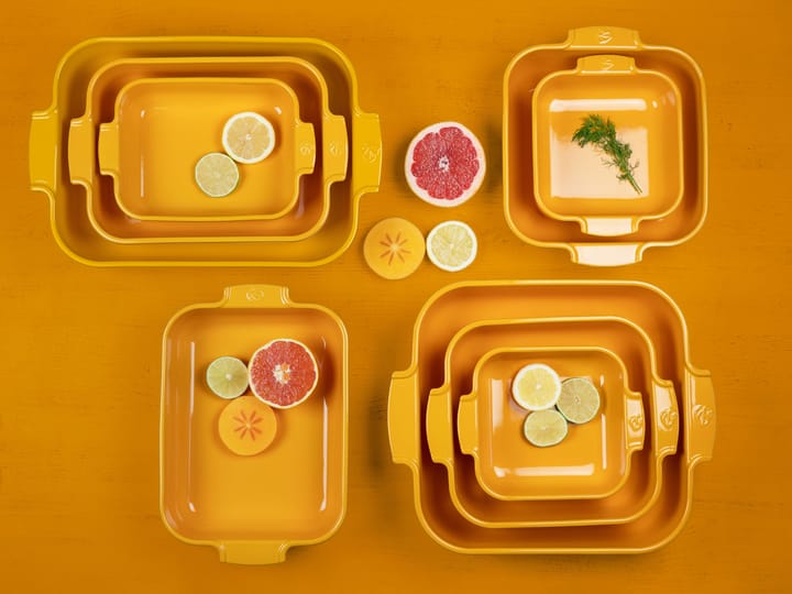 Plat de céramique Appolia 40x27 cm, Saffron yellow Peugeot
