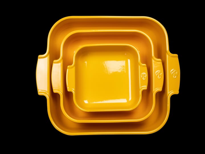 Plat de céramique Appolia 40x27 cm, Saffron yellow Peugeot