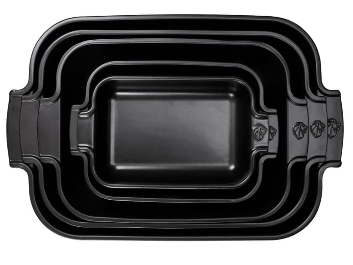 Plat de céramique Appolia 40x27 cm, Satin black Peugeot