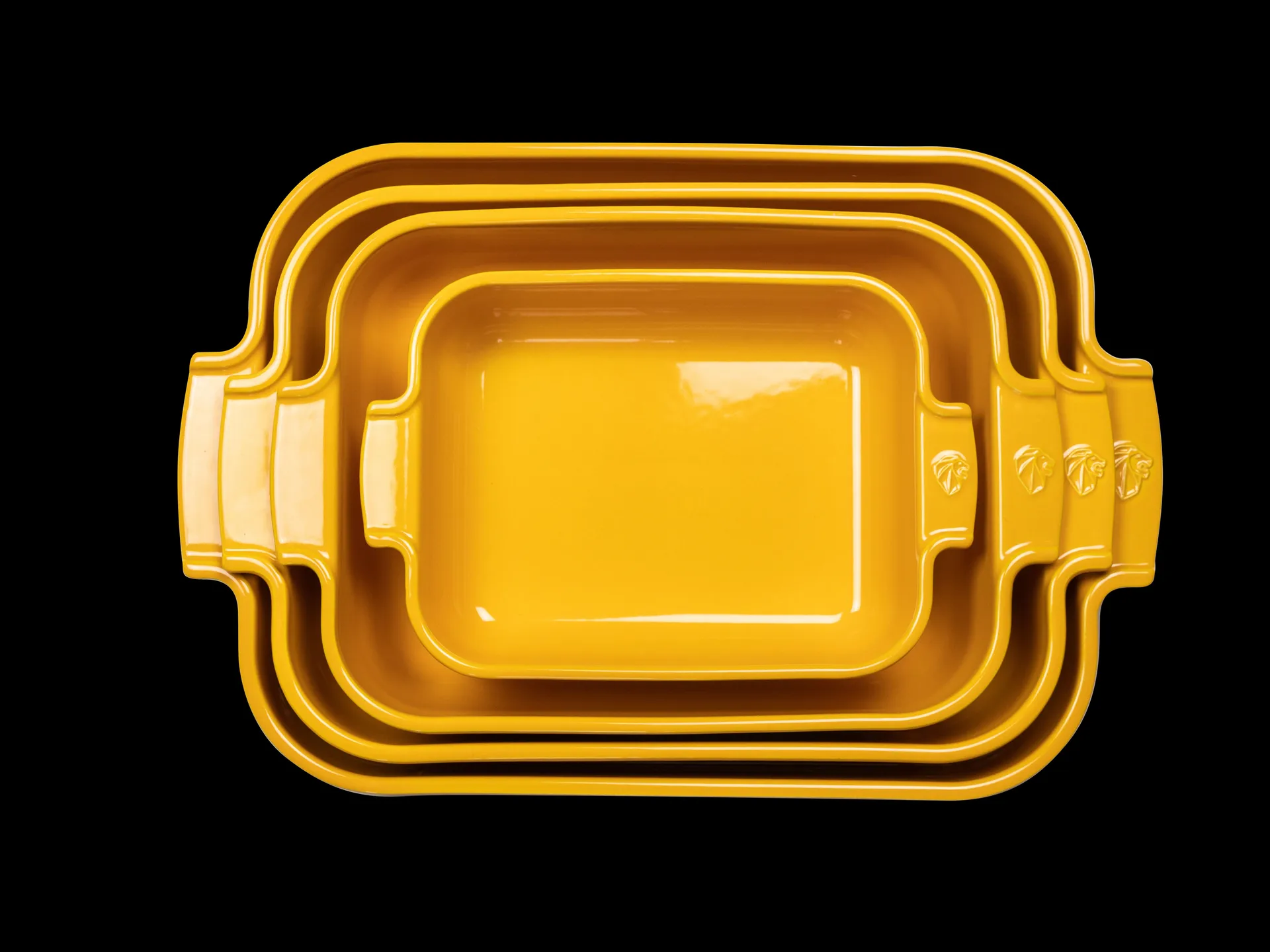 Plat en céramique Appolia 29,5x36 cm, Saffron yellow Peugeot