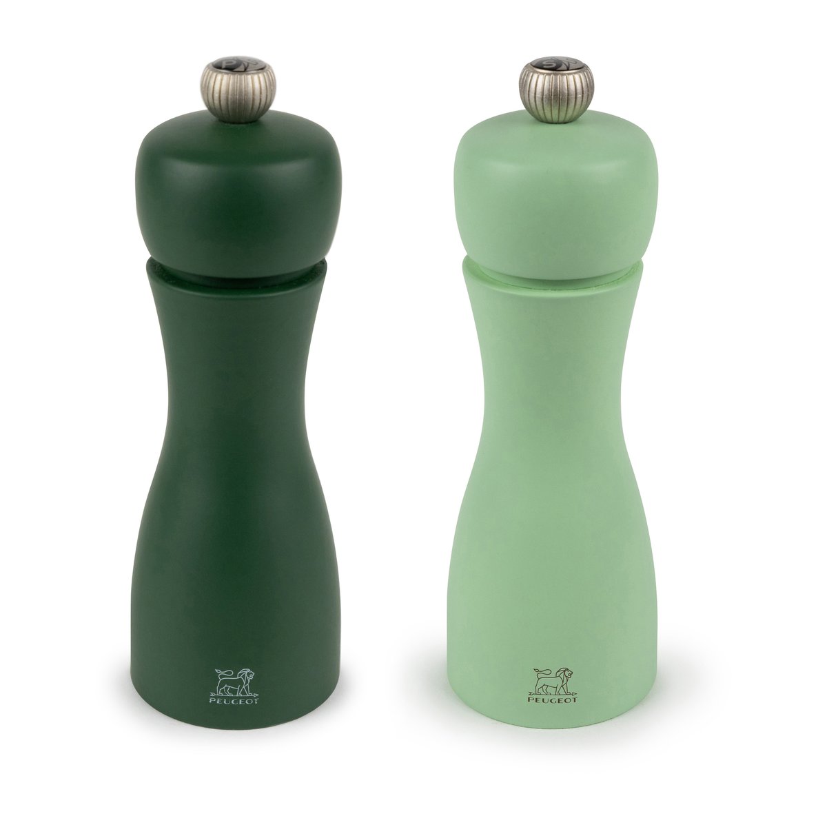 Peugeot Set de moulins à sel et à poivre Tahiti Water 15 cm Moss & mint