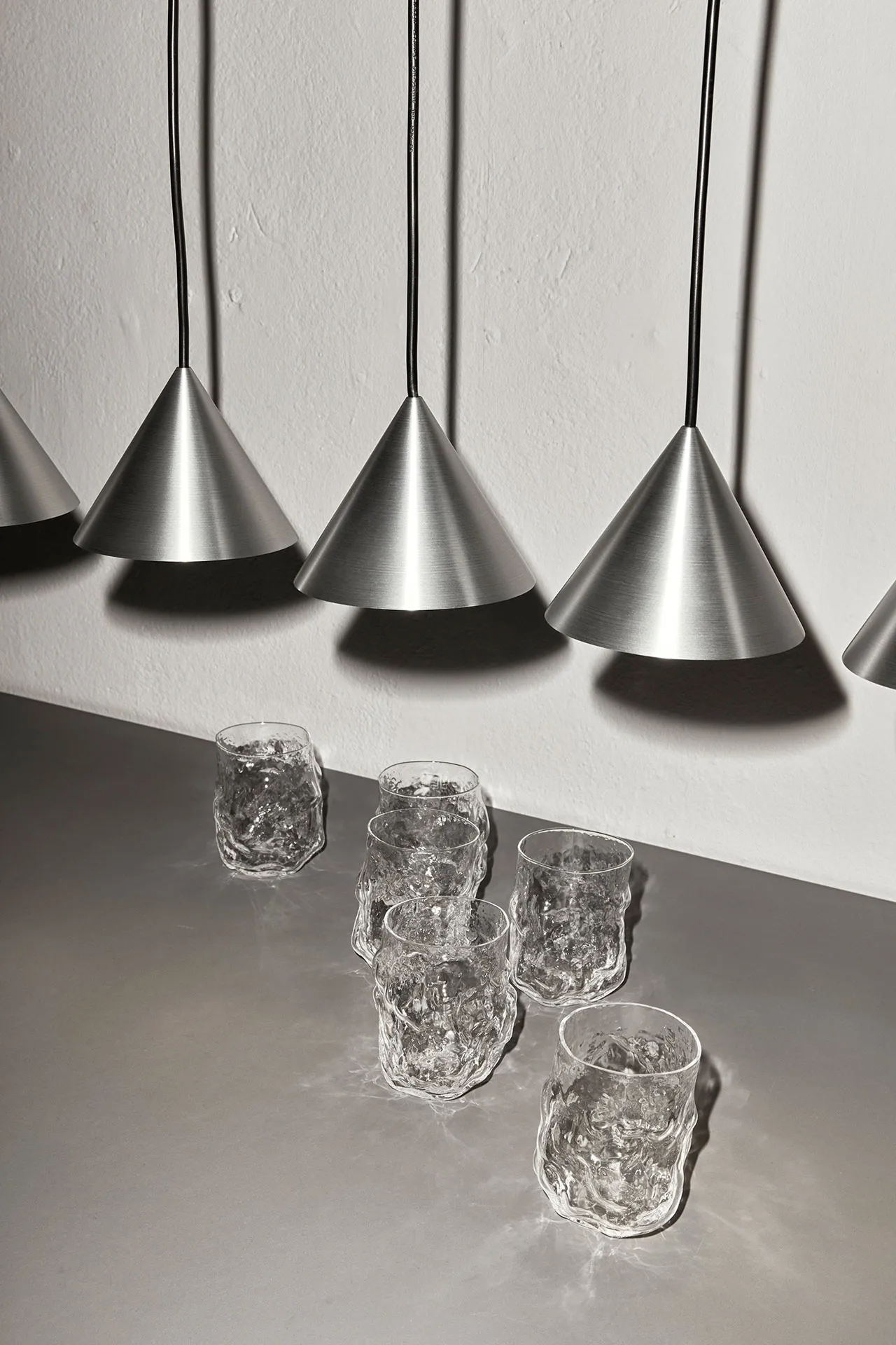 Lampe à suspension Apollo Zero, Aluminium Pholc