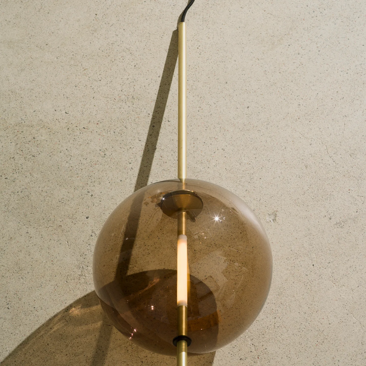 Lampe à suspension Kandinsky 30, Smoked brown Pholc
