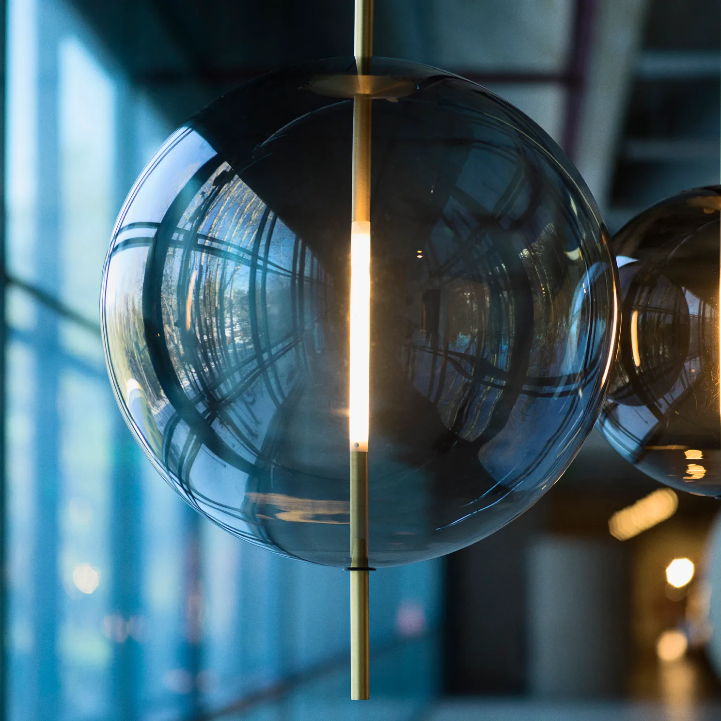 Lampe à suspension Kandinsky 45, Smoked grey Pholc