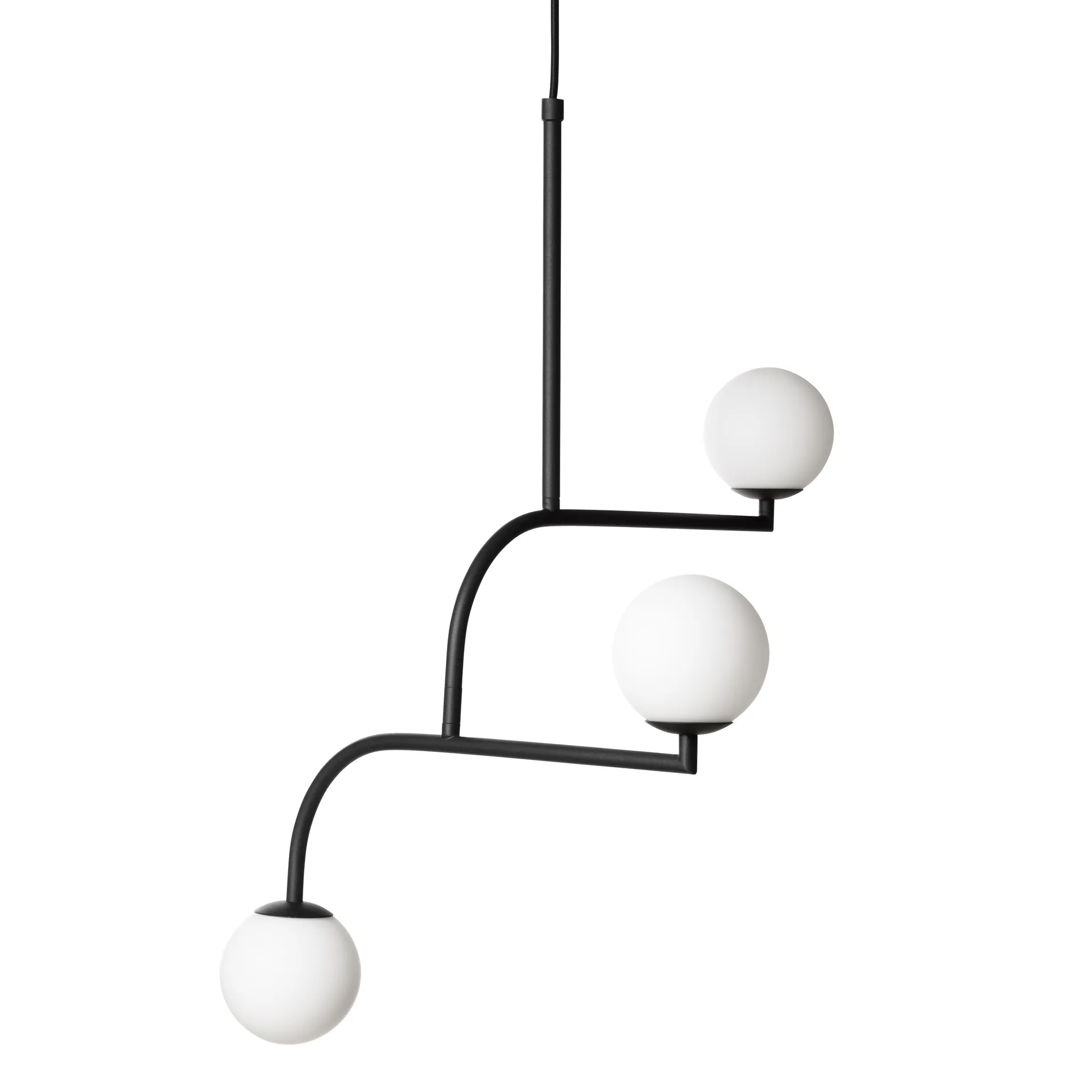Lampe à suspension Mobil 70, noir Pholc