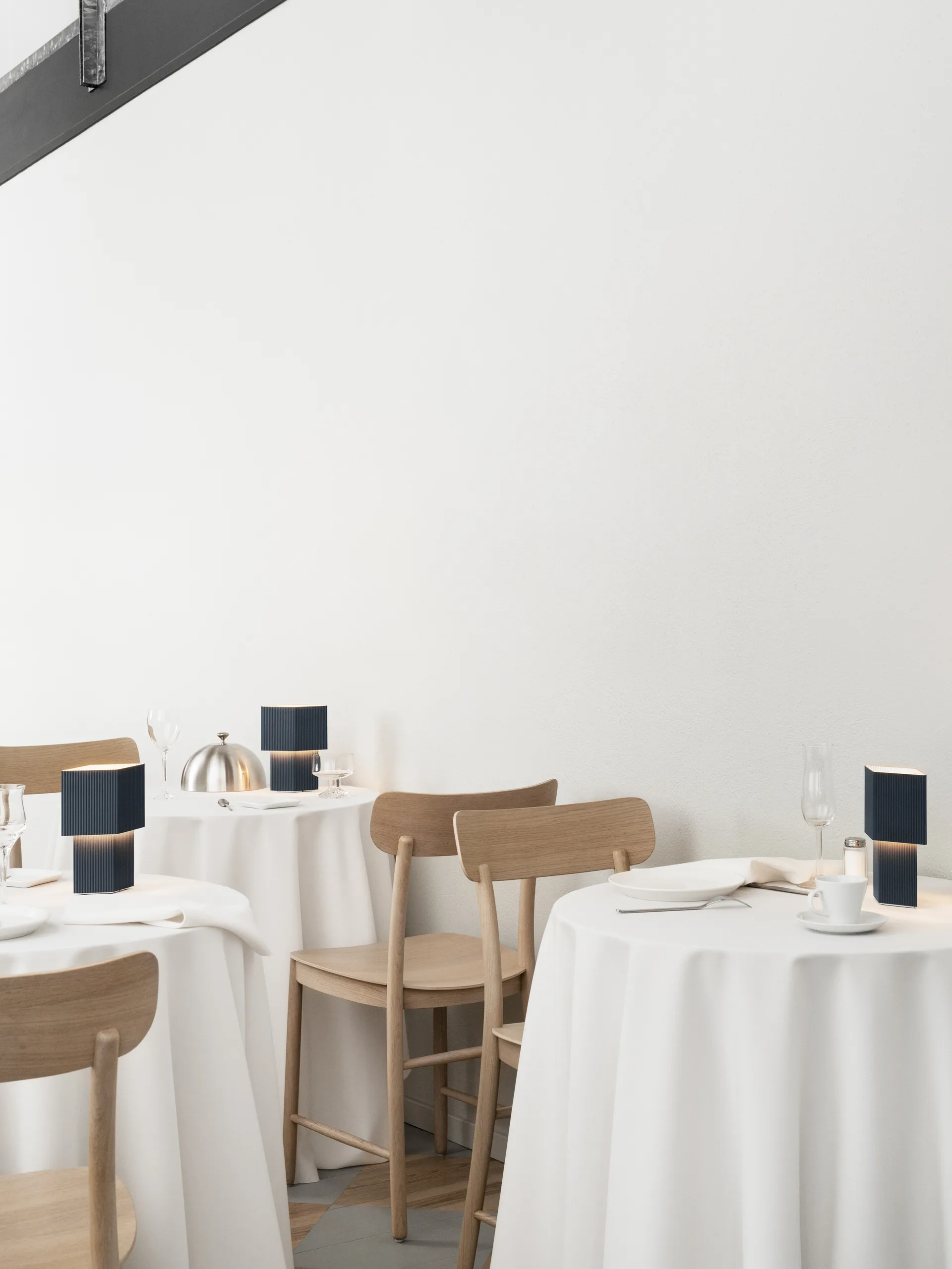 Lampe de table Romb Mini portable 19 cm, Blue stone Pholc