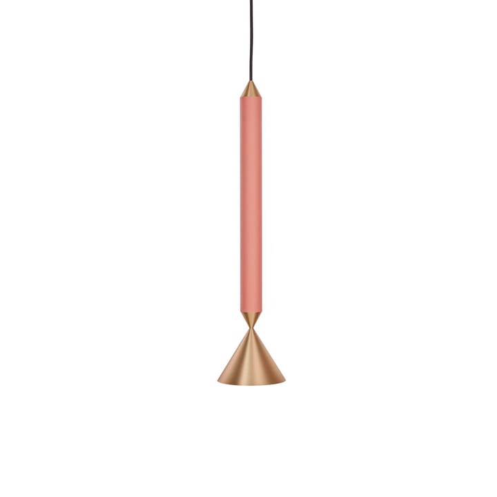 Suspension Apollo 39 - coral pink, laiton - Pholc