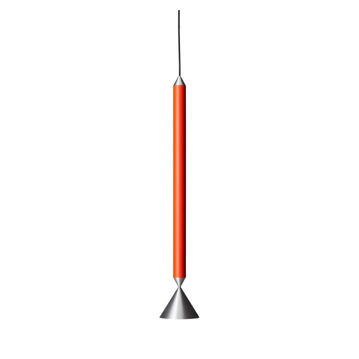 Suspension Apollo 59 - Red orange-aluminium - Pholc