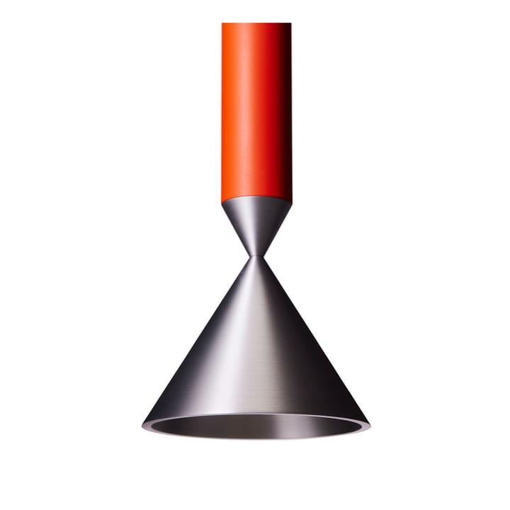 Suspension Apollo 59 - Red orange-aluminium - Pholc