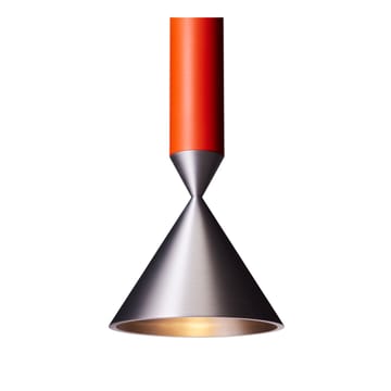 Suspension Apollo 59 - Red orange-aluminium - Pholc