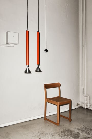 Suspension Apollo 59 - Red orange-aluminium - Pholc