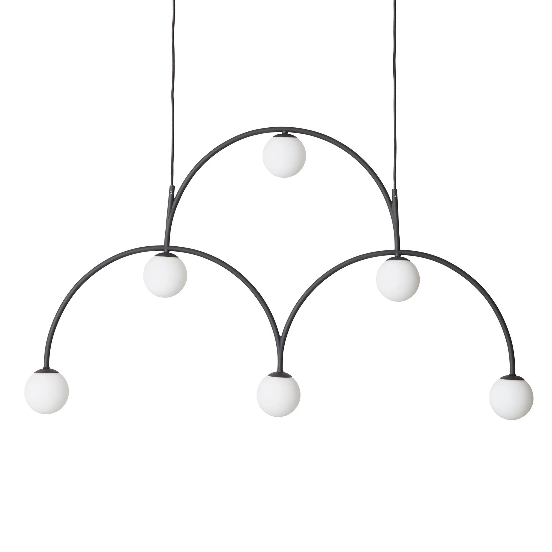 Suspension Bounce 116, Noir-verre opale Pholc
