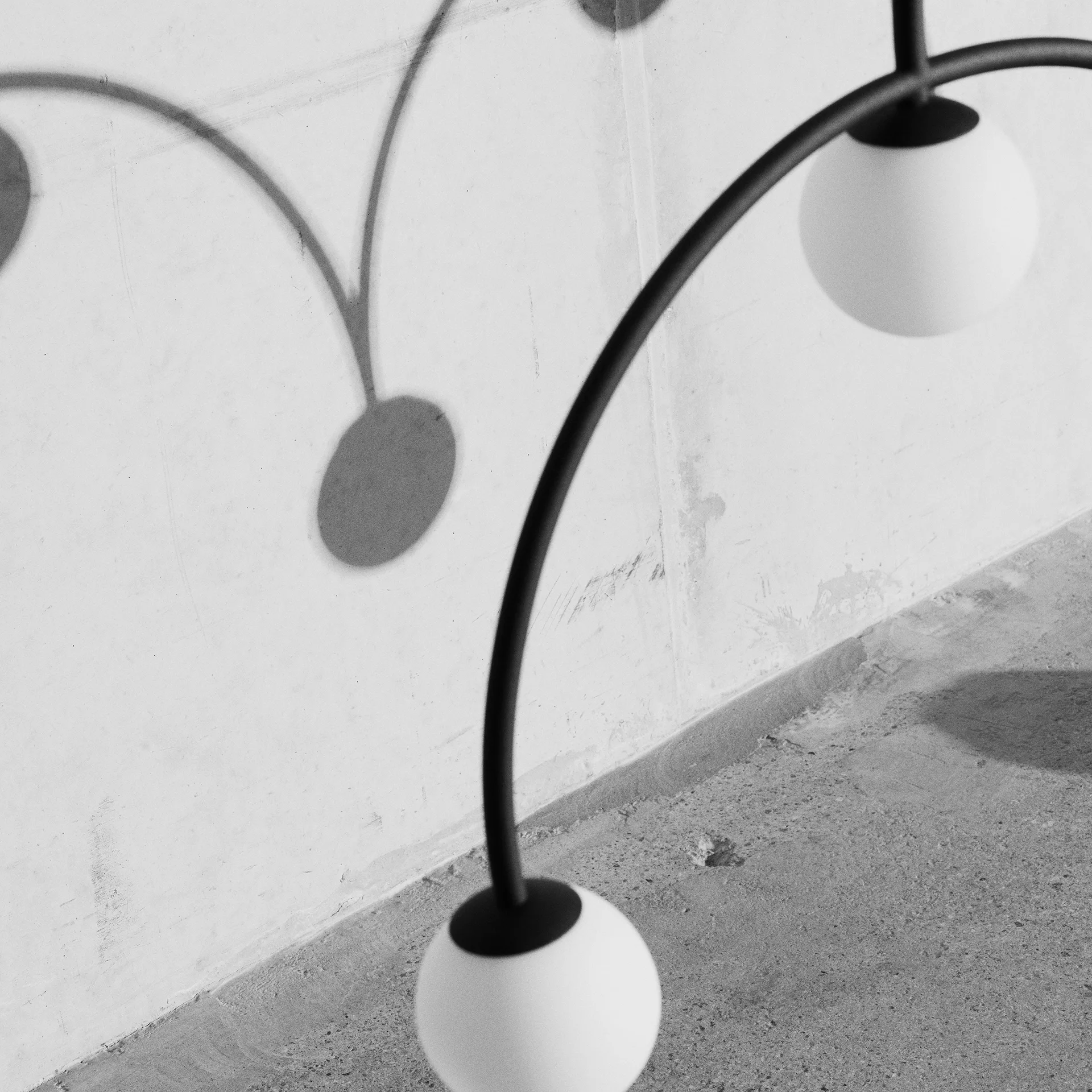 Suspension Bounce 116, Noir-verre opale Pholc