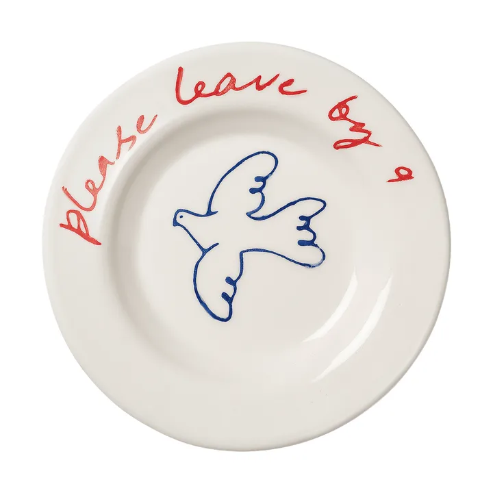 Bird Tapas assiette - Blue, 15 cm - Pick a Poppy