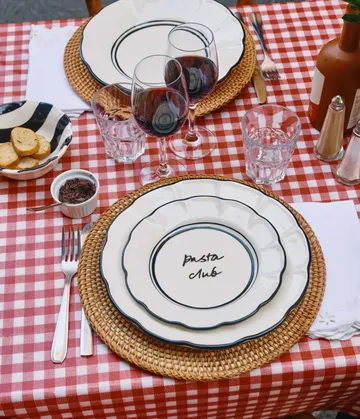 Bistro assiette à salade - Black, 21,5 cm - Pick a Poppy