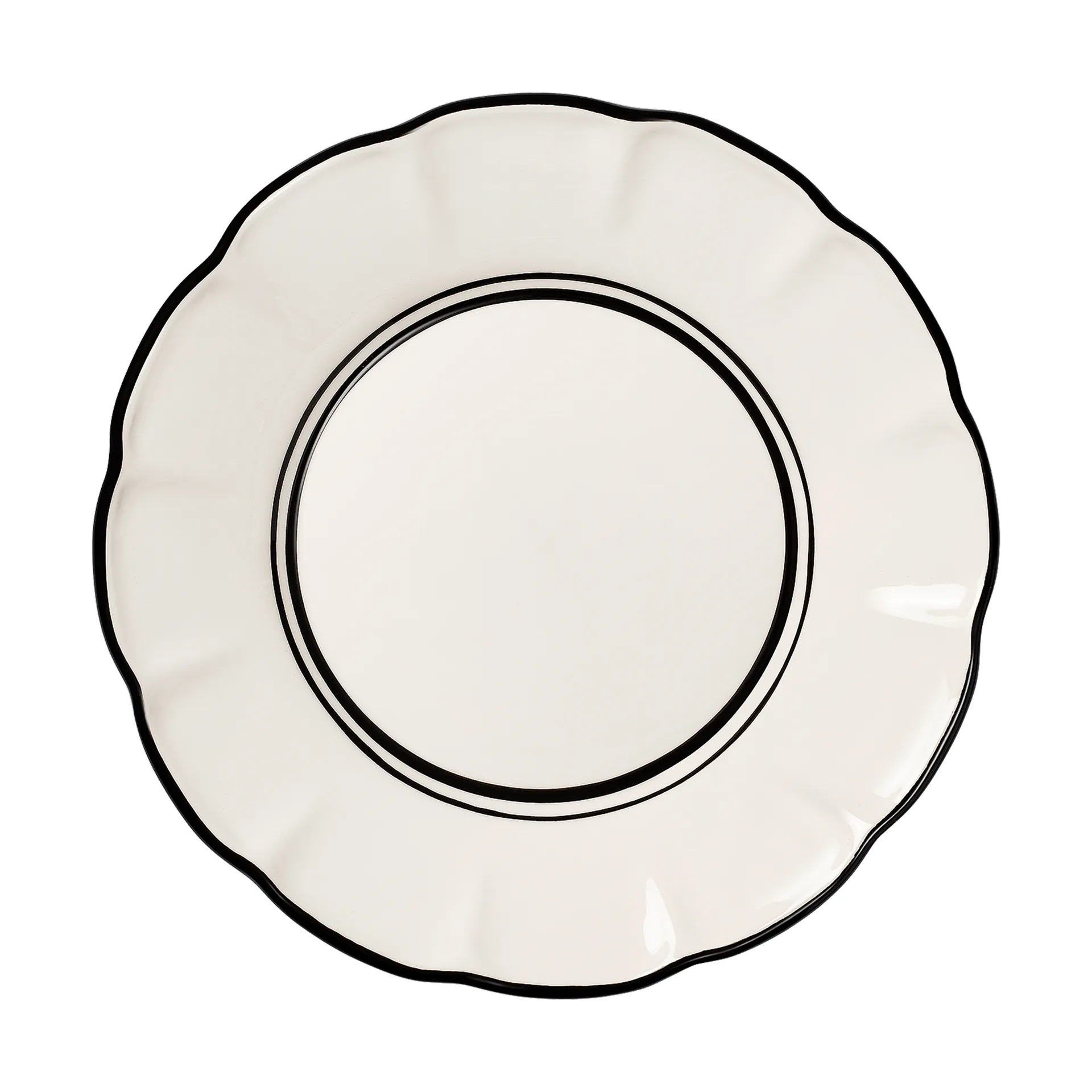 Bistro assiette, Black, 28 cm Pick a Poppy