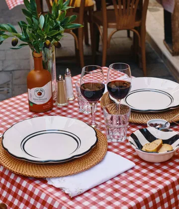 Bistro assiette - Black, 28 cm - Pick a Poppy