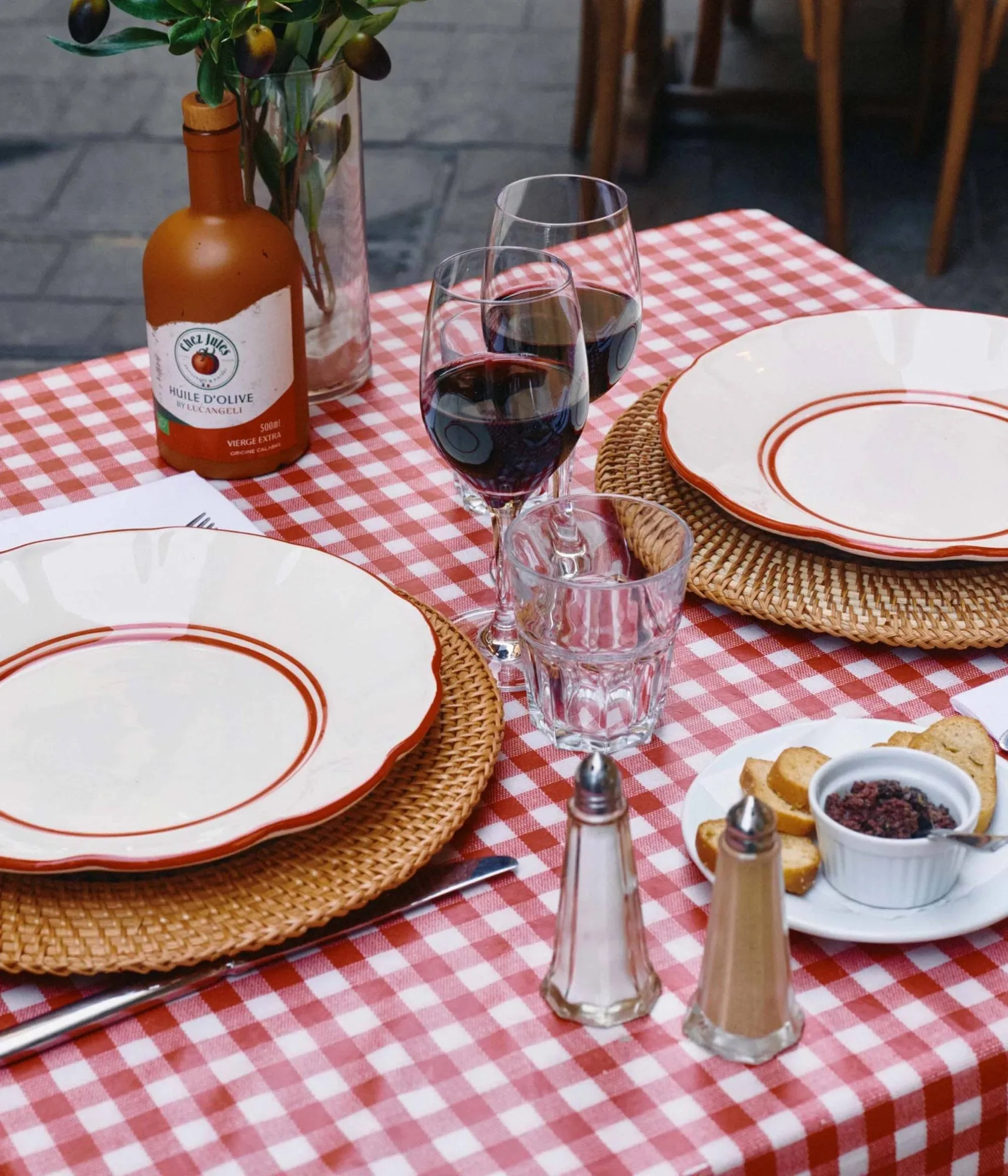 Bistro assiette, Red, 28 cm Pick a Poppy