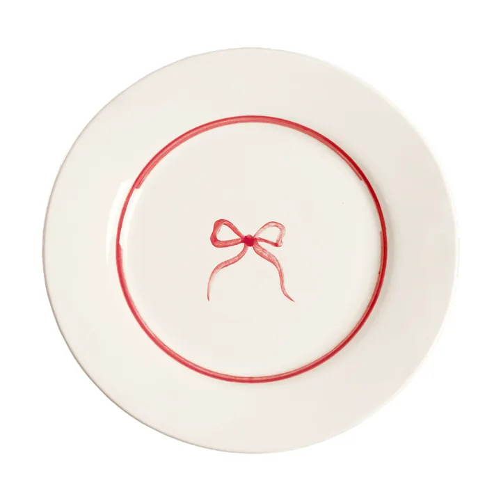 Bow assiette à salade - Dark Pink, 22 cm - Pick a Poppy