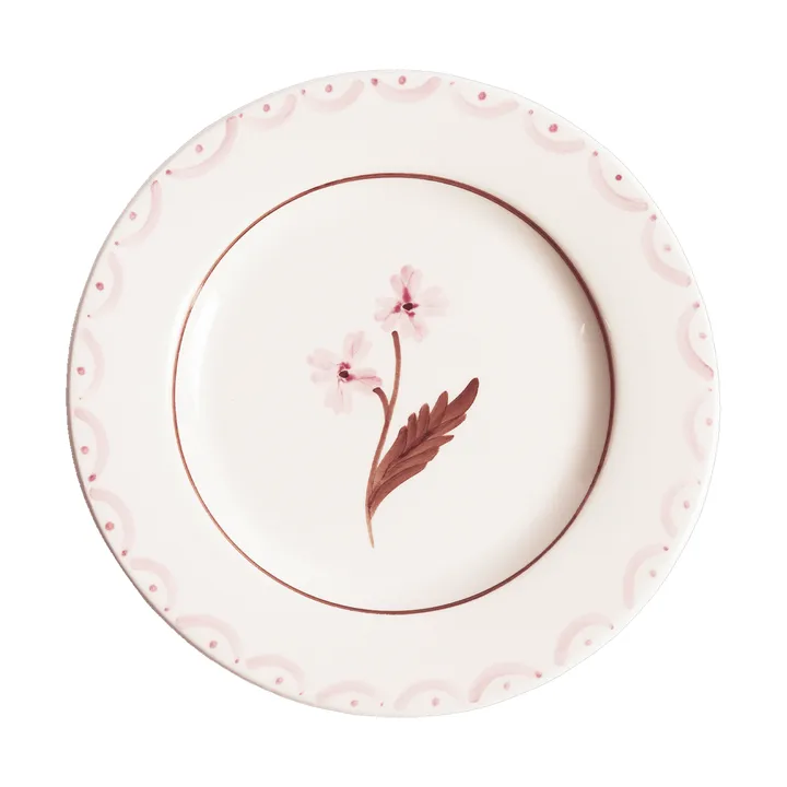 Cottage Flower assiette à salade - Light Pink, 22 cm - Pick a Poppy