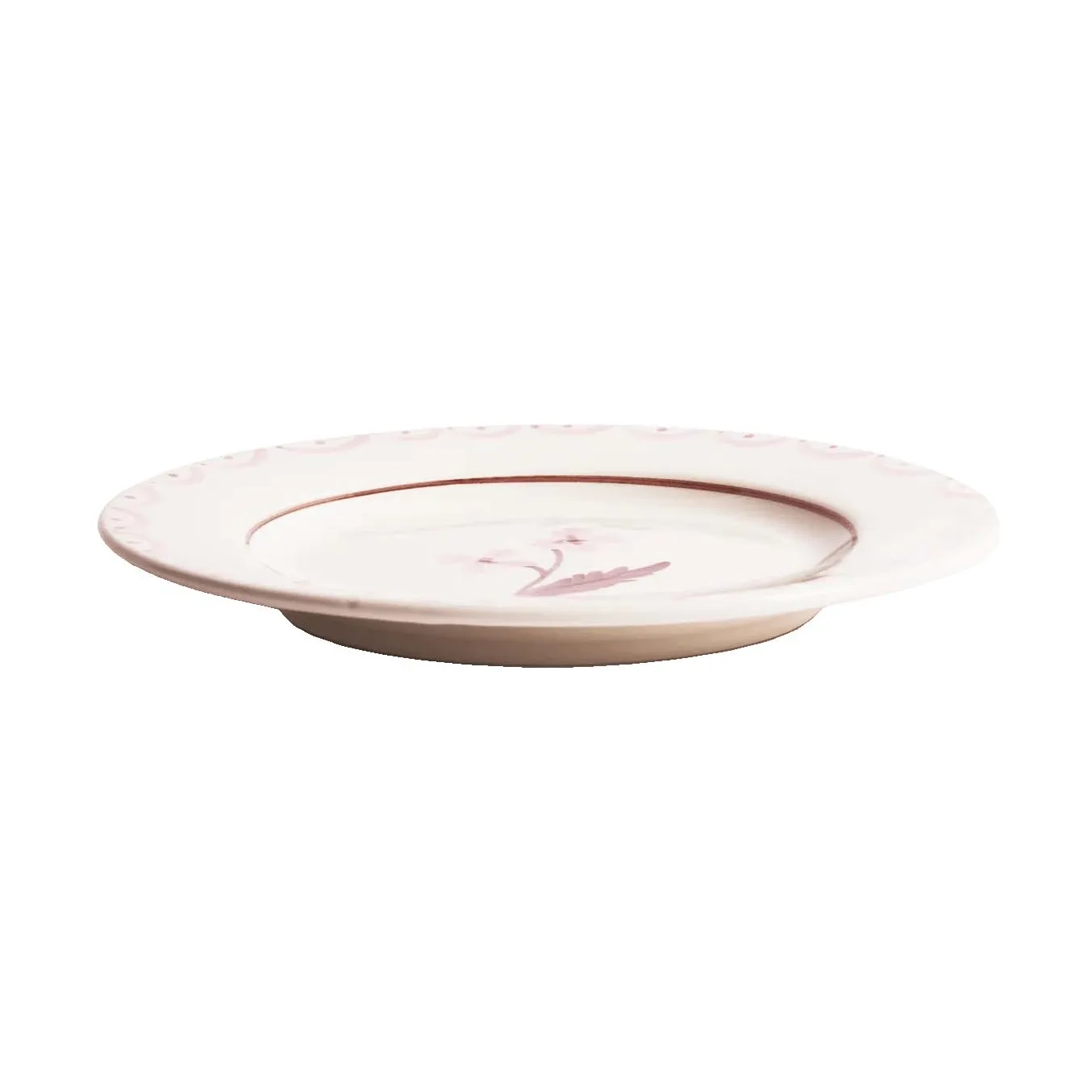 Cottage Flower assiette à salade, Light Pink, 22 cm Pick a Poppy