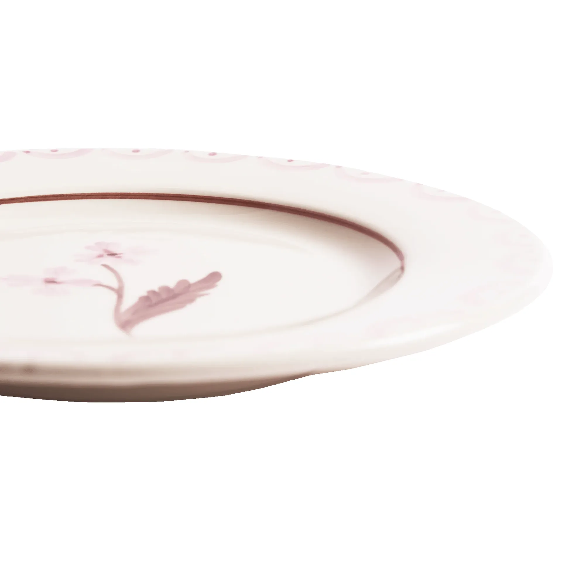 Cottage Flower assiette à salade, Light Pink, 22 cm Pick a Poppy