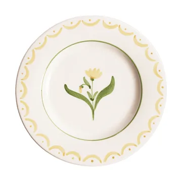 Cottage Flower assiette à salade - Yellow, 22 cm - Pick a Poppy