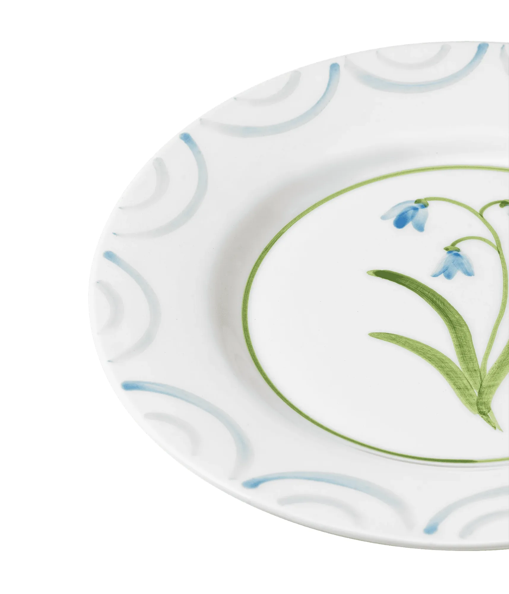 Cottage Flower assiette, Light Blue, 28 cm Pick a Poppy