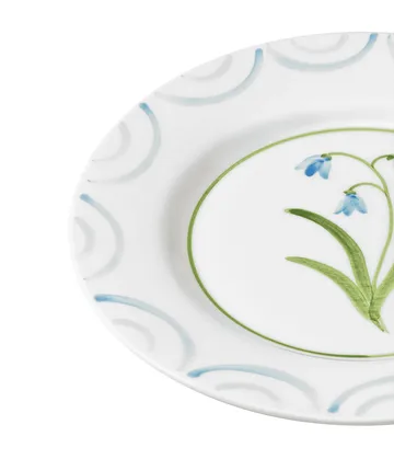 Cottage Flower assiette - Light Blue, 28 cm - Pick a Poppy
