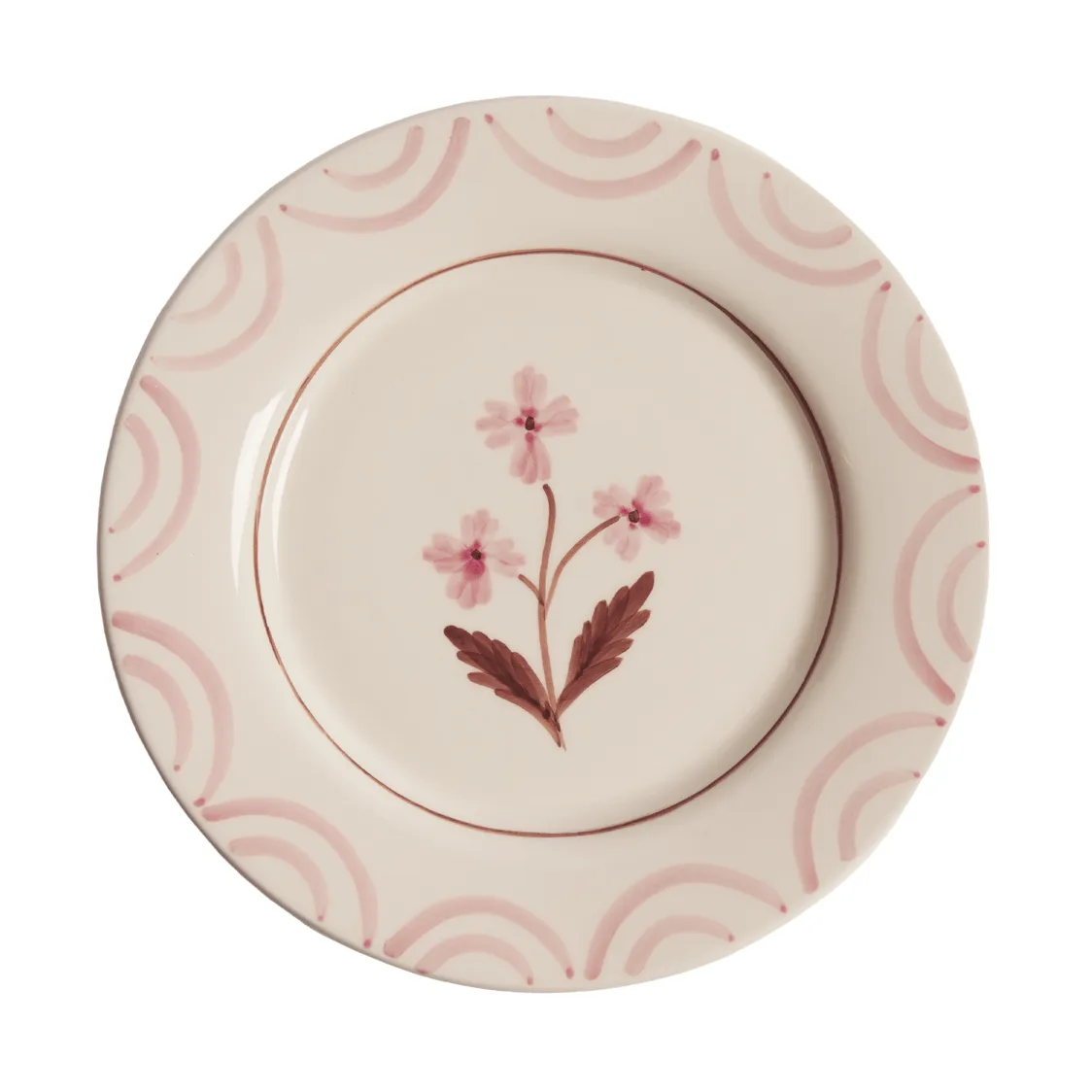 Cottage Flower assiette, Light Pink, 28 cm Pick a Poppy