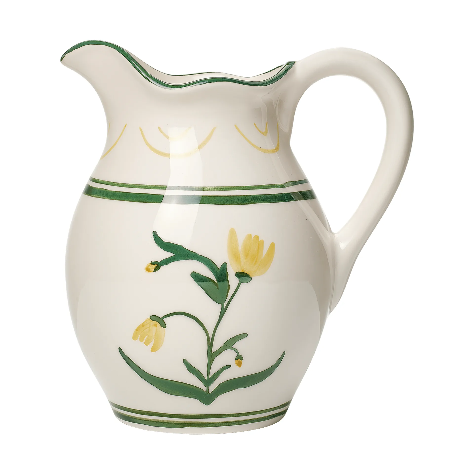 Cottage Flower pichet, Yellow, 20x10 cm Pick a Poppy