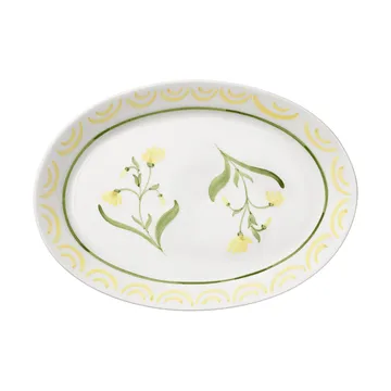 Cottage Flower plat de service - Yellow, 32 cm - Pick a Poppy