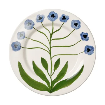 Madelen Möllard Pansy assiette à salade - Blue, 22 cm - Pick a Poppy