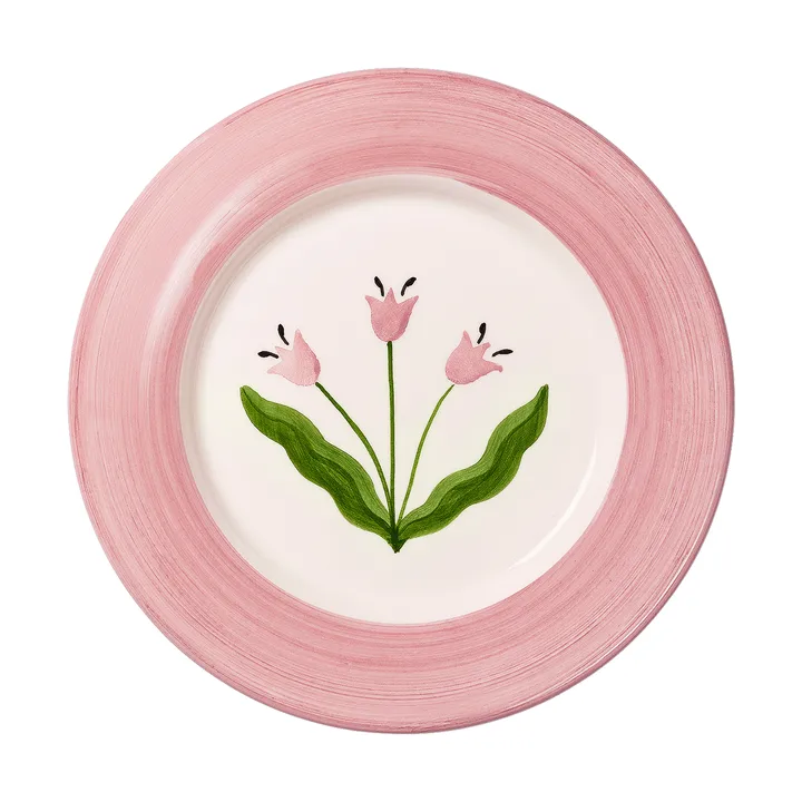Madelen Möllard Tulip assiette à salade - Pink, 22 cm - Pick a Poppy
