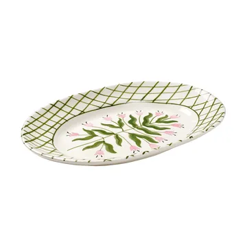 Madelen Möllard Tulip plat de service - Green, 38,5 cm - Pick a Poppy
