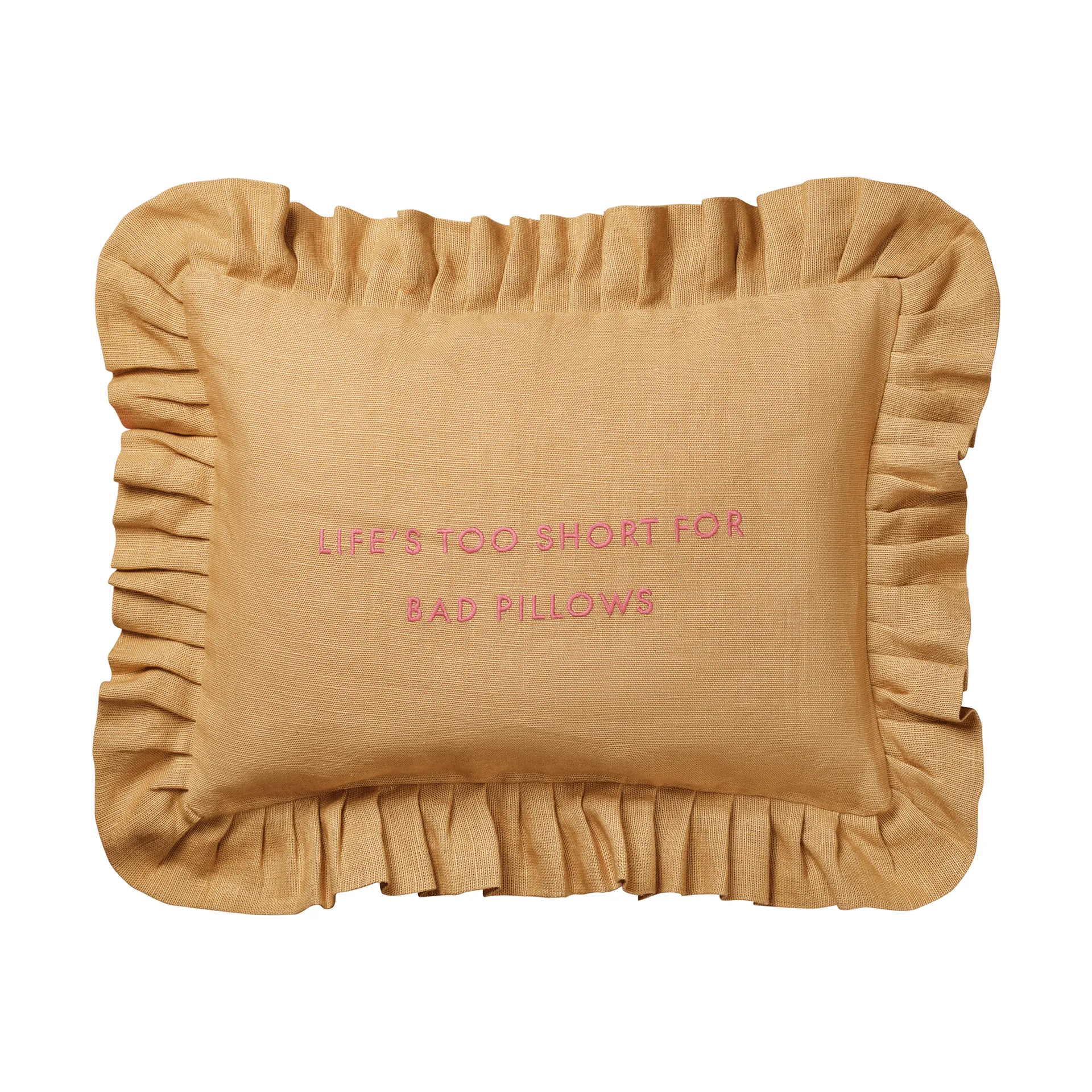 Quote coussin, Harvest yellow, 30x40 cm Pick a Poppy