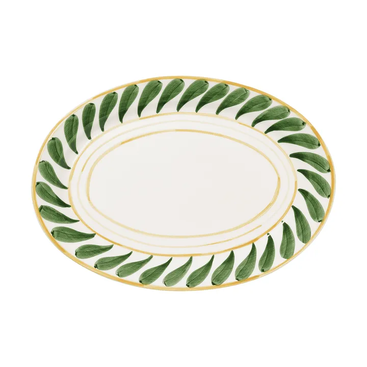 Swirl plat de service - Green, 32 cm - Pick a Poppy