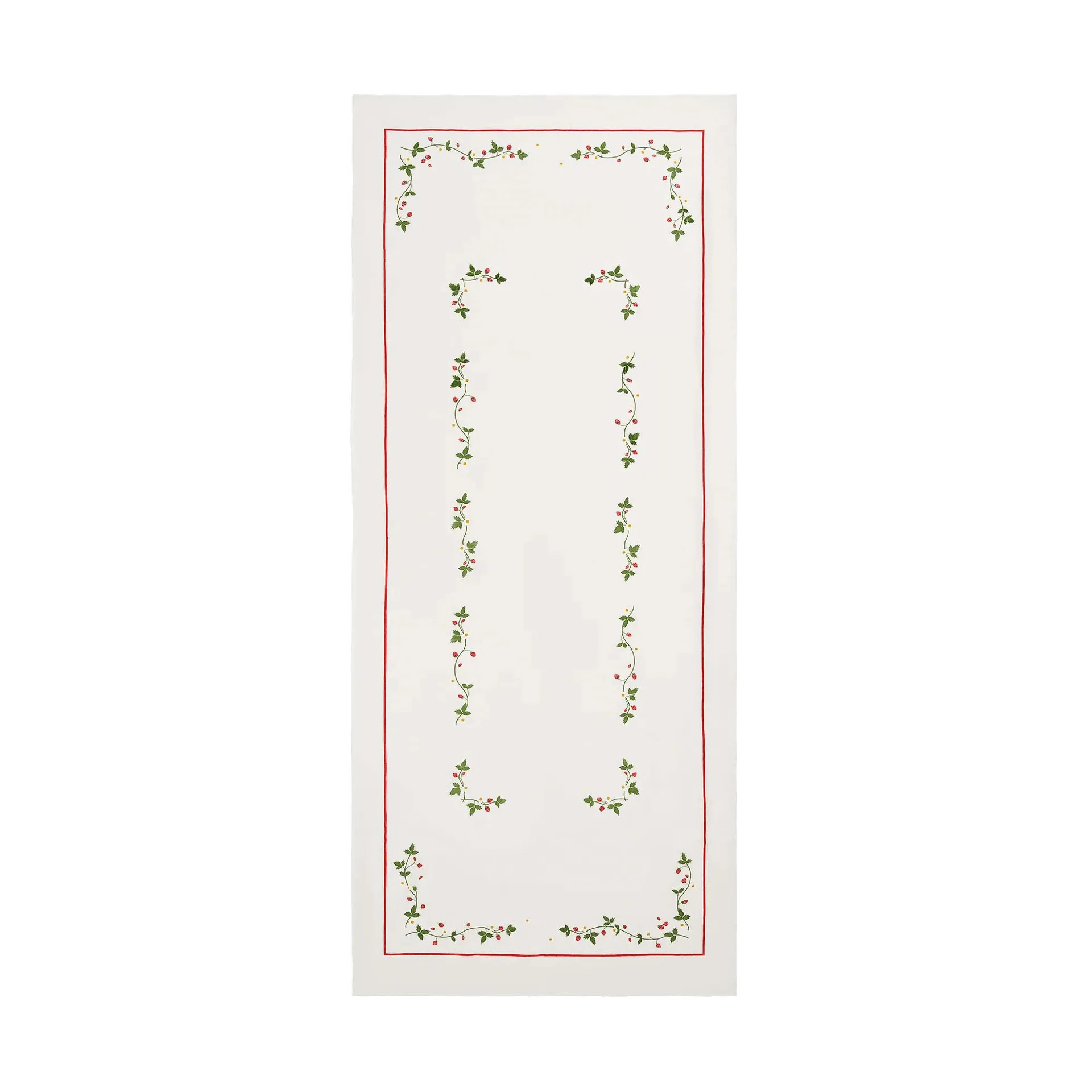 Wild Strawberry nappe, Red, 350x150 cm Pick a Poppy