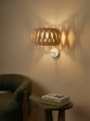 Applique murale Signature 25 - Bouleau, Ø28x15,5 cm - Pilke