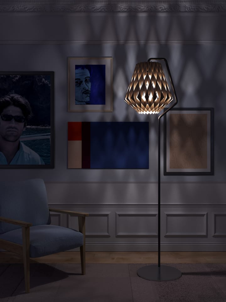 Lampadaire Pilke Signature Ø28 cm, Bouleau Pilke