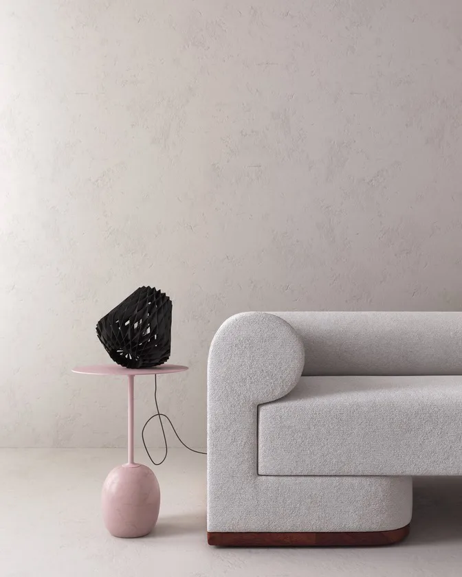 Lampe de table Pilke Signature Ø28 cm, Noir Pilke