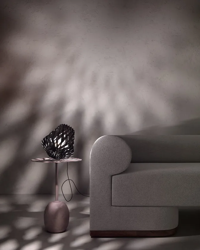 Lampe de table Pilke Signature Ø28 cm, Noir Pilke