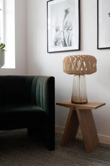 Lampe de table Signature 35 - Amber-bouleau, Ø36,5x53 cm - Pilke