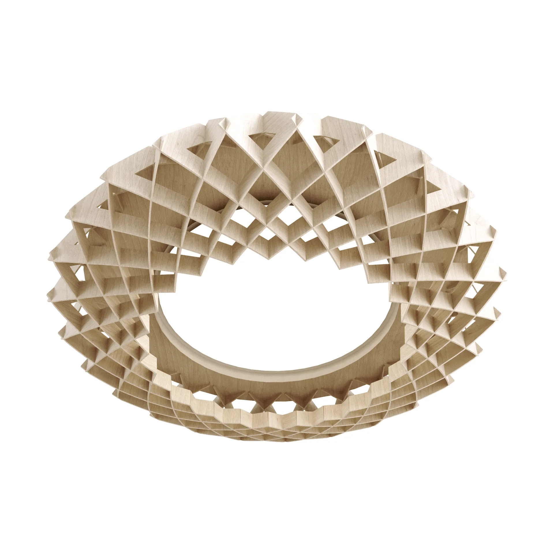 Plafonnier Pilke Signature Ø45 cm, Bouleau Pilke