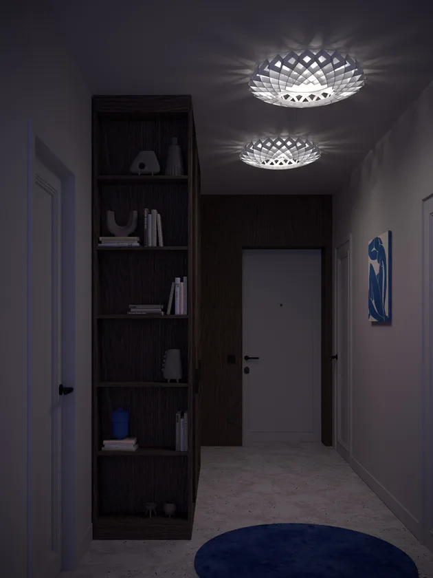 Plafonnier Pilke Signature Ø65 cm, Blanc Pilke